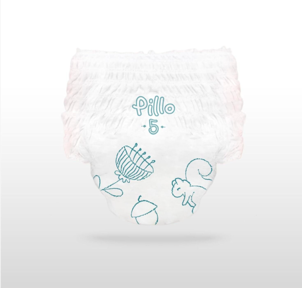 Pillow mutandine taglia 5  peso 11-16 kg 112 pezzi
