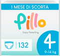 Pillow mutandine taglia 4  peso 9-14 kg 132 pezzi