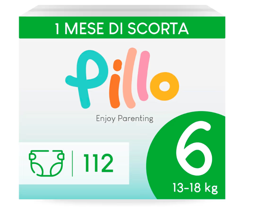 Pillow taglia 6  peso 13-18 kg 112 pezzi