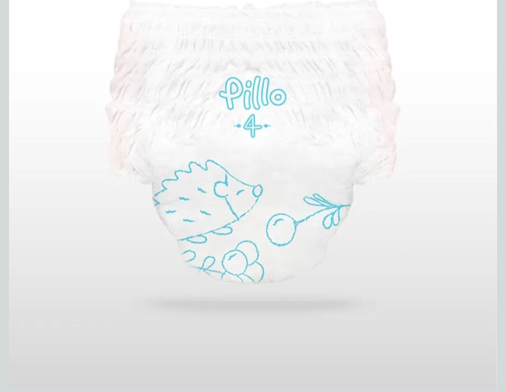 Pillow mutandine taglia 4  peso 9-14 kg 132 pezzi