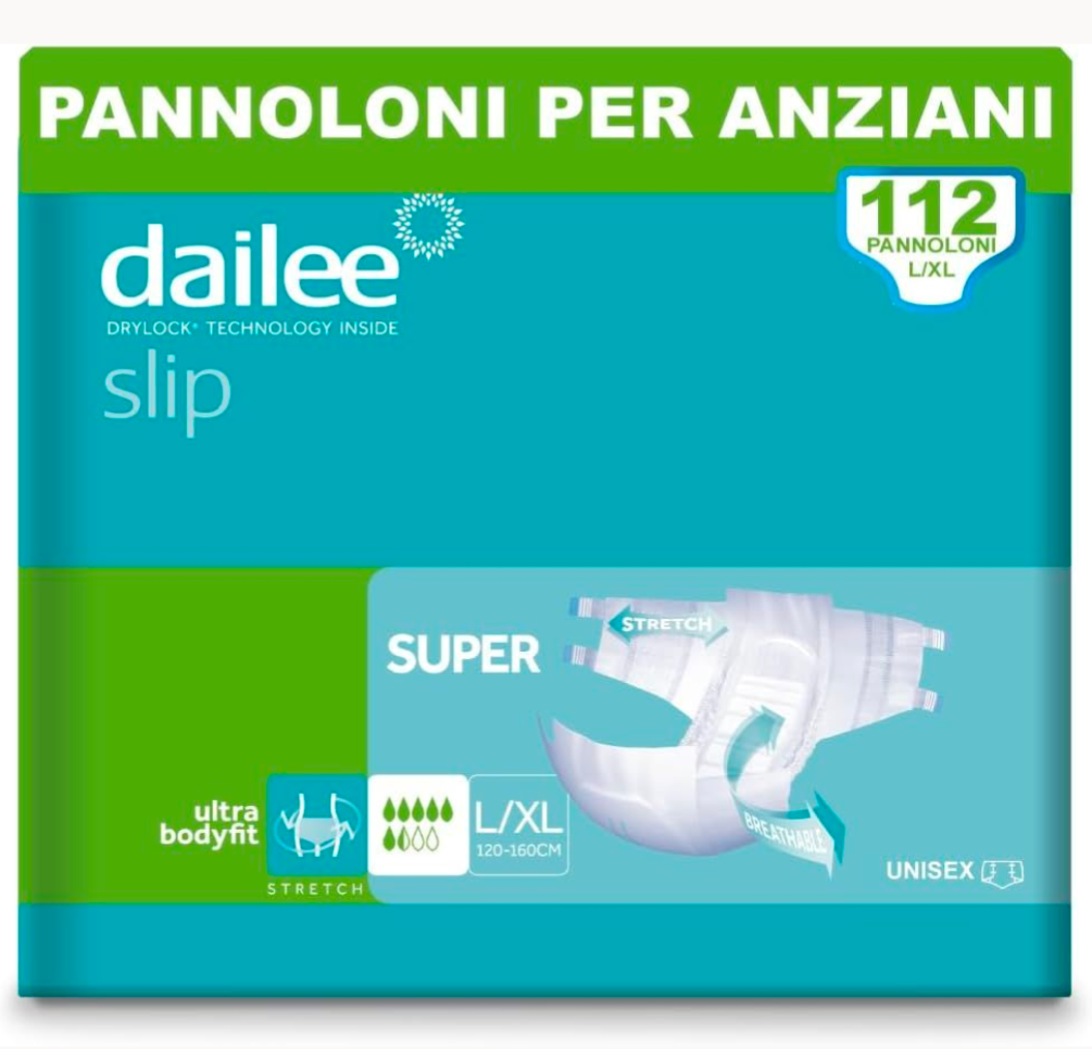 Dailee slip Pannoloni per anziani taglia L/XL per 112 pezzi