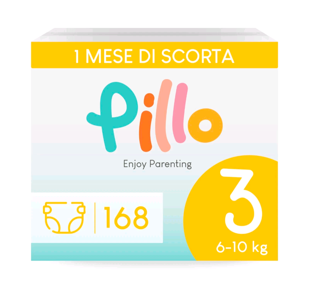 Pillow taglia 3  peso 6-10 kg 168 pezzi